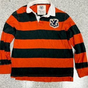 Mens long sleeve polo